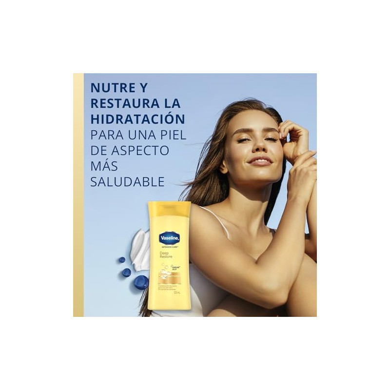 Vaseline - Crema Corporal, Hidrata y Nutre La Piel Seca,