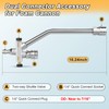 Prunarbo Foam Cannon Dual-Connector Accessory, Pressure Washer Double Tip Attachment