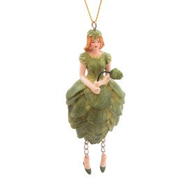 Rosemarie Schulz Heidelberg Elf Decorative Figurine Hops Flower Girl Hanging Flower Fairy Figurine Decorative Figure Flowers Sculpture
