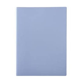 King Jim Emily Hard Holder EY759 Blue Gray 3 Pockets A4S