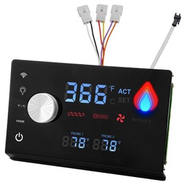 Digital PID Control Board Replacement Parts for Pit Boss Platinum Series KC Combo Wood Pellet Grills, Smart Fully-Digital Control Panel Delivers Even Temperatures, Replacement for Part Number: 80055