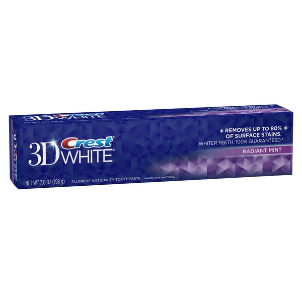 Crest 3d White Radiant Mint Flavor Whitening Toothpaste 7 Oz