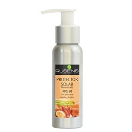 Rusens - Protector Solar Facial (Biodegradable) FPS 50 de Consistencia Ligera y Efecto Mate, Sin Efecto Graso.