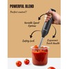 Bestron Hand Blender, Purée Stick with 2 Speed Levels and
