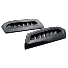 Xotic Tech Side Dashboard Console Air Vent AC Outlet Cover Trim, Carbon Fiber Pattern, Compatible with Camry 2018-2024