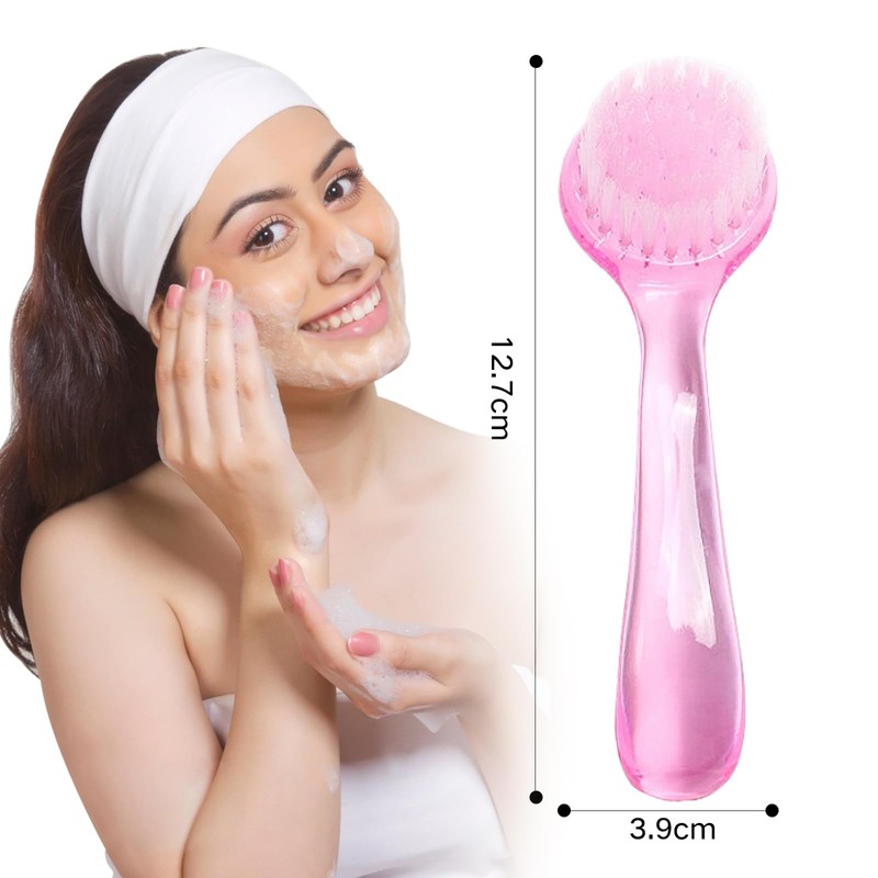 Bohue 2pcs Face Brush Manual Facial Cleansing Brush Exfoliating Facial