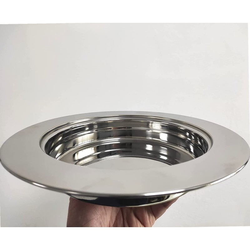 Polished Stainless Steel Communion Tray Plate for Churches,Stackable Communion Bread