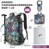 BECOJADDE Hiking Backpack Men Women 40L Ultralight Foldable Backpack Waterproof