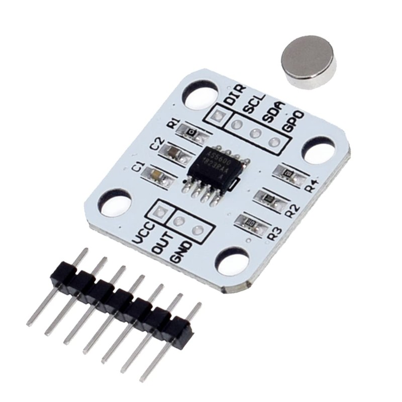 HiLetgo 2pcs AS5600 Magnetic Encoder Magnetic Angle Measurement Sensor Module