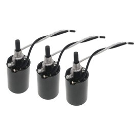 E26 Medium Base Phenolic Socket,E26 Socket with Rotary Knob Switch (3-Pack)