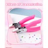 6pcs Mini Hole Punch - Flower,Heart,Star,Circle,Bear,Butterfly Hole Puncher