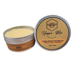 Hexpro-Mex Cera De Abeja Para Proteger, Limpiar y Restaurar Madera, 300 gr, Cera Para Madera.