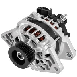 SINTLY 37300-2B510 Alternator Fit for Hyundai Accent 2012-2017, Veloster 2012-2017, Kia Rio 2012-2013, L4 1.6L, 12V 90A CW 6-Groove Pulley, Replace# 2607372, 13209, LRA03442