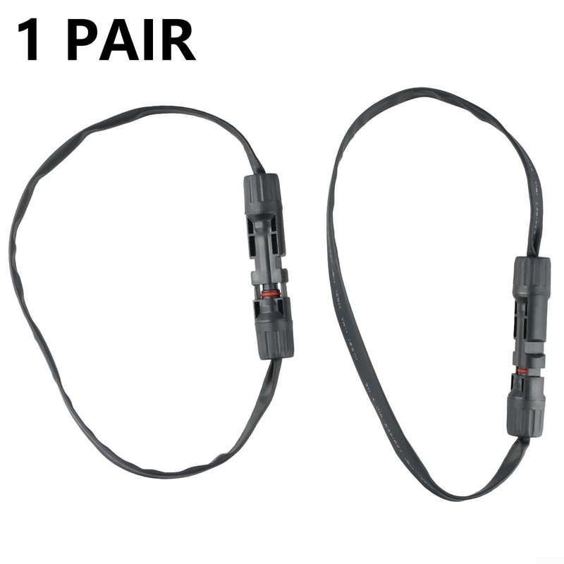 Pack of 2 Solar Cable 50 cm Copper PV Solar