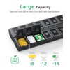 PULIV Weekly Pill Organizer 2 Times a Day with Magnetic