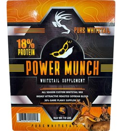 Power Munch | Deer Feed Supplement With Probiotics for Maximum Absorption | Healthy Food | Minerals for Antler Growth | 10 lb Bag
