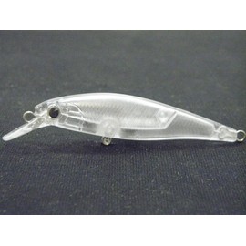 wLure 10 Blank Unpainted Sinking Minnow Tight Wobble Jerkbait Fishing Lures UPM762