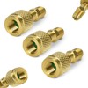2026 Upgraded 3Pcs A2L Refrigerant Adapter Set, 1/4" Left-Hand Female