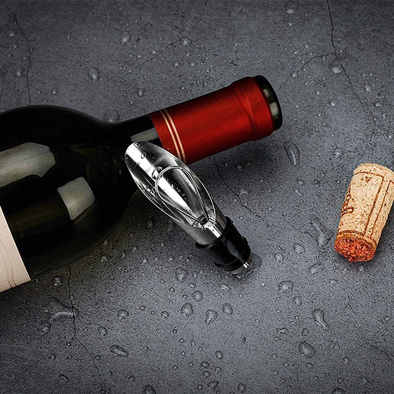 XLKJ Wine Pourer, Stainless Steel Decanter Pourer, Wine Pourer Gift