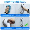 Shower Handle 2 Pack 12 inch Grab Bars, Bathroom, Bathtubs,