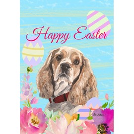 Cocker Spaniel Buff - Best of Breed - HHS Easter House Flag