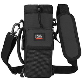 KEMIMOTO Water Bottle Cover, 1 Liter, Cold Insulated, Vacuum Insulated, Water Bottle Cover, Shoulder Bag, For Kids, With Mesh Pocket, Water Bottle Holder, Handbag, Shoulder Bag, Large Capacity, 3.3