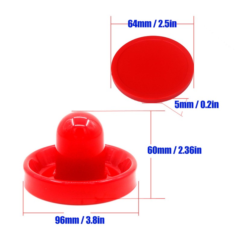 12pcs 96mm Table Air Hockeys Accessories Pushers Pads Air Hockeys