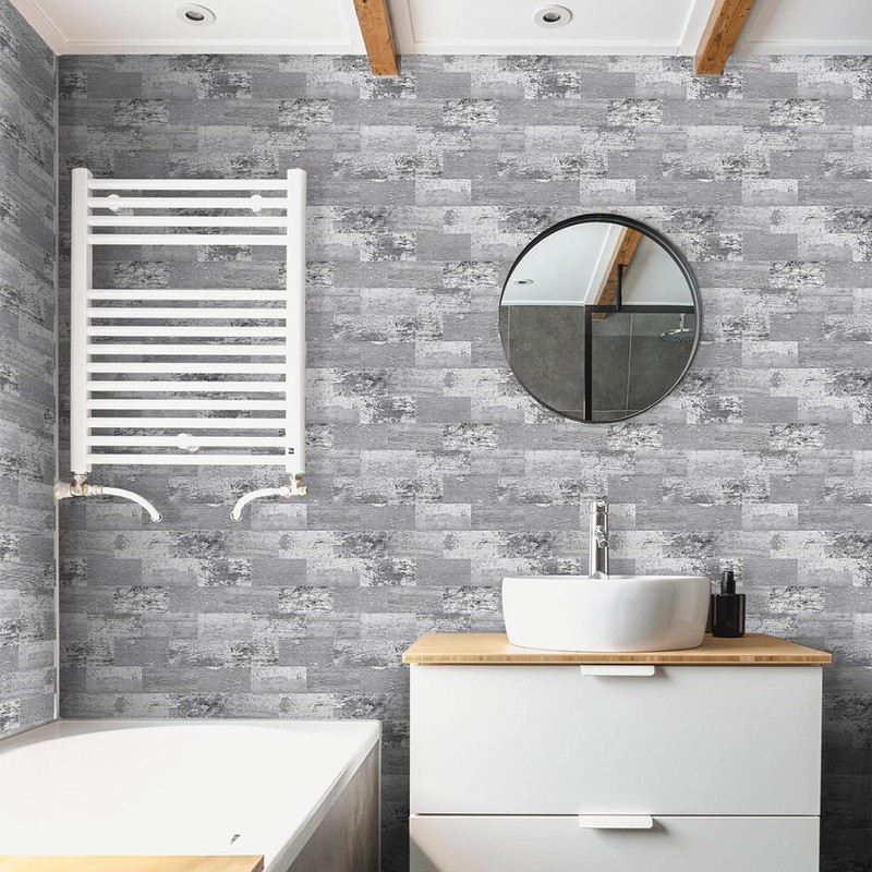 DEWOO 10-Sheet Peel and Stick Wall Tiles PVC Backsplash Back