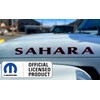 Decal Mods Sahara Hood Graphic Decals Emblems fits Jeep Wrangler
