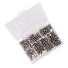 300Pcs M3 Hex Screws Nuts Set with Storage Box Uniform