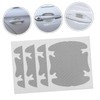 Alipis 3D Carbon Fiber Door Handle Stickers Scratch Car Cup