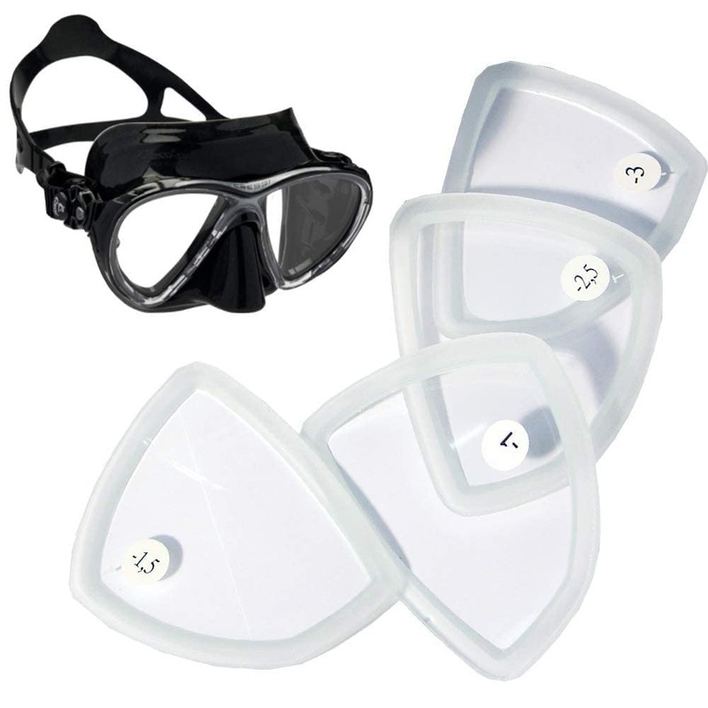 Cressi Negative optische Linse für Taucherbrille Big Eyes Evo Maske