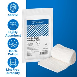 CareStock Gauze Rolls Bandage x, 4 x 1 x 2 in, 1 ct