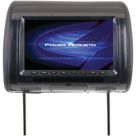 Power Acoustik H91CC PA UNIV. Replacement HEADREST Monitor, Black/Beige/Gray Skins Included