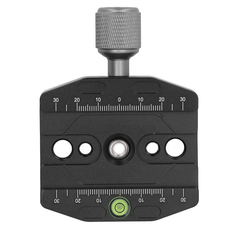 Quick Release Plate Universal Aluminum Alloy SLR Camera Tripod Head