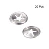 sourcing map M5 Washer 4.6mm I.D. 12mm O.D. Internal Tooth