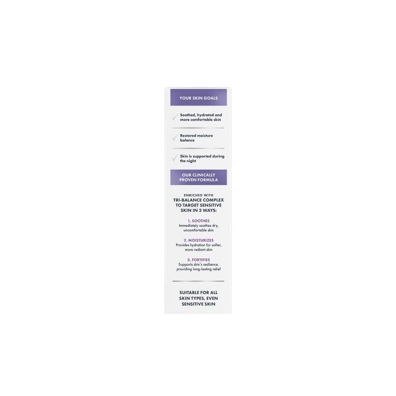 Eucerin Skin Balance Night Cream, humectante facial para piel sensible