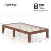 COSTWAY 14" Twin Size Modern Wooden Platform Bed Frame Bedroom
