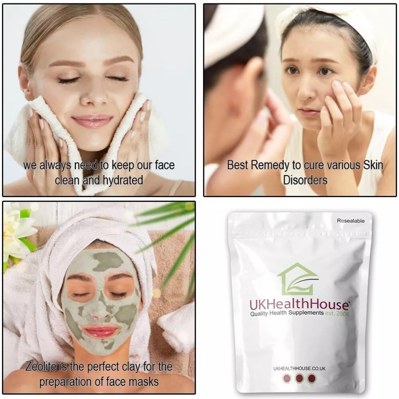 UKHealthHouse Zeolite | Clinoptilolite 95% | 3X Activated | Natural