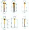 KEWAYO 3 Flute 90 Degree HSS Chamfering Tool Bit Countersink