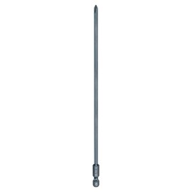 HARFINGTON #1 Phillips Screwdriver Bit PH1 1/4" Hex Shank 8" (200mm) Long 0.16" Rod Magnetic Cross Head Drill Bits S2 Steel Industrial Screw Driver Bit for Electric Power Tools, Blue