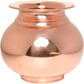 Pure Copper Lota Kalash for Pooja, Rituals (750 ml)