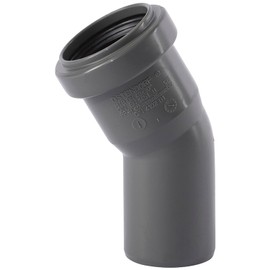 Pipe Elbow 40 mm Suitable for Waste Water Pipe for Drainage Bend 30 Degrees Plastic Pipe