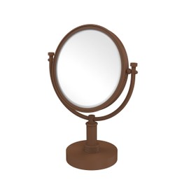 Allied Brass DM-4G/2X 8 Inch Vanity Top 2X Magnification Make-Up Mirror, Antique Bronze