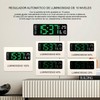 Reloj digital de 13 pulgadas, doble alarma con modo de