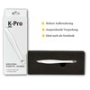 K-Pro Tweezers for Hair Removal Slanted Professional Stainless Steel 1