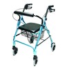 Lumex Walkabout Lite Rollator – Lightweight 14.5 lb. Rolling Walker