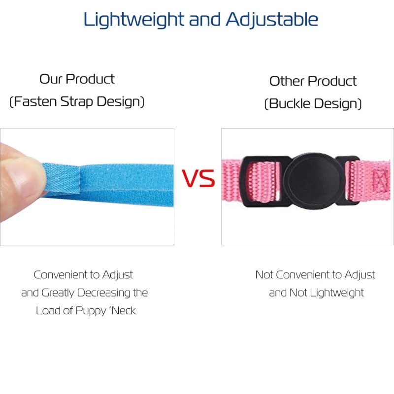 Adjustable Double-Sided 12-Color Large Pet ID Bands for Whelping PuppiesSize: