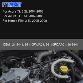 21-5441 Power Steering Pump with Pulley For Acura TL 3.2L 2004-2008, For Acura TL 3.5L 2007-2008, For Honda Pilot 3.5L 2005-2008, OE: 96-5441, 56110RDAA01