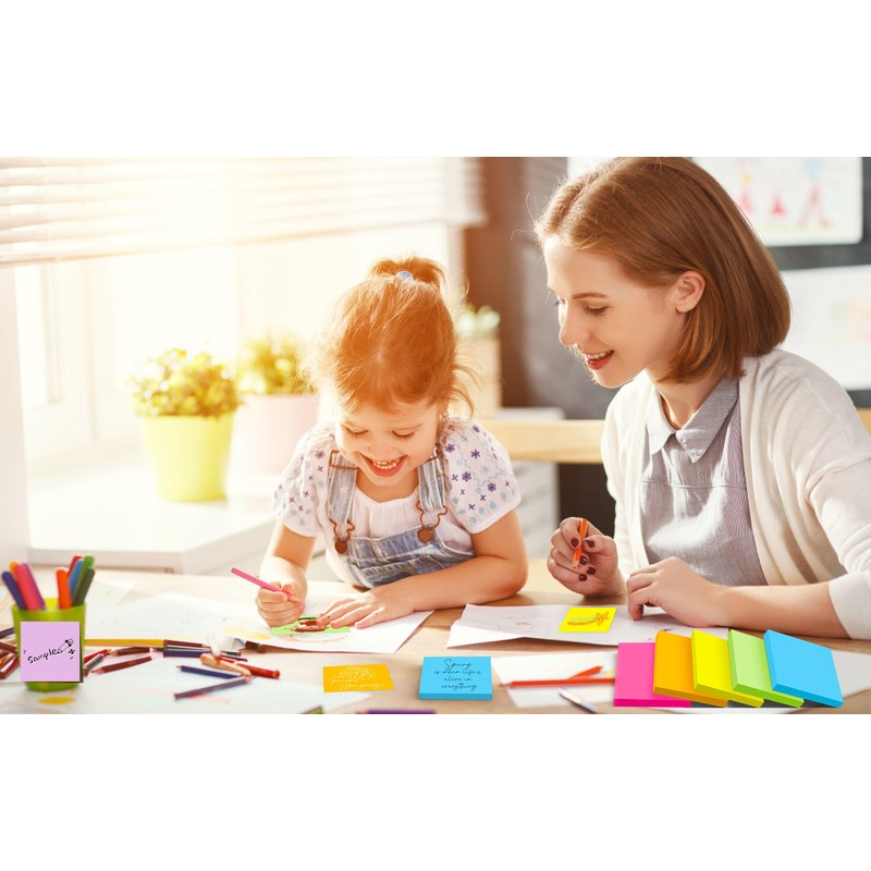 48 Pads Sticky Notes 3x3 in, 42 Sheets/Pad, 2016 Sheets